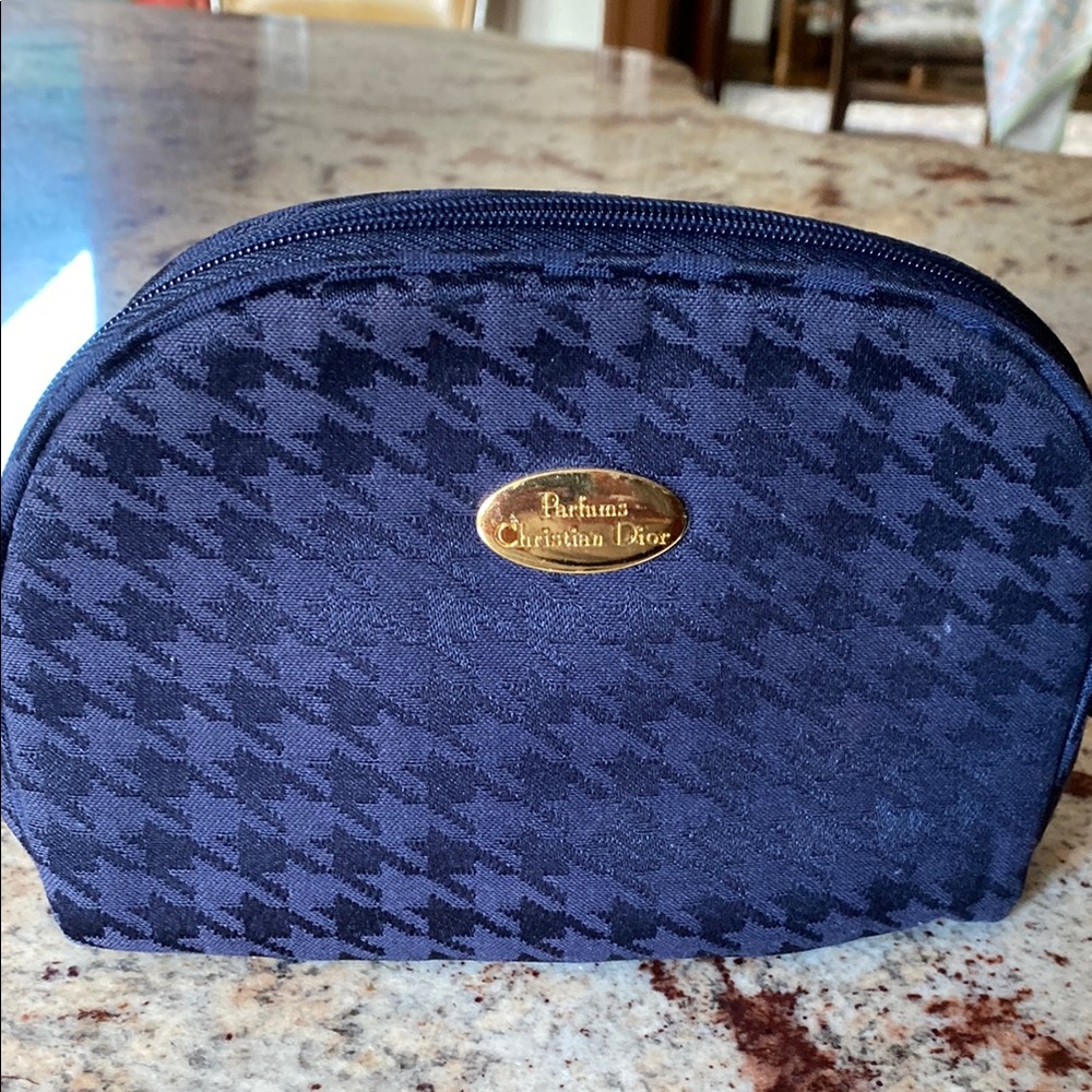Dior Blue  Cosmetic Pouch